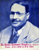 1 Sh Bawa Balwant Singh(1945-51)